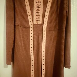 Brown Vocal duster. Lightweight and in perfect condition. Has never been worn .